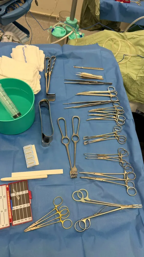 Second lumpectomy tray preparation reference example